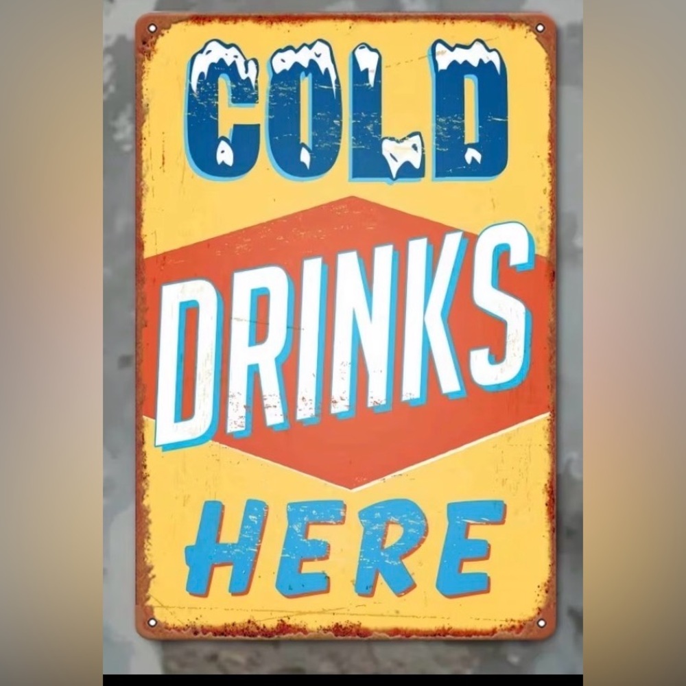 New 8x12” Metal Sign